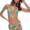 Wild Blooms Halter Bikini Top