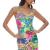 Wild Blooms Mini Dress