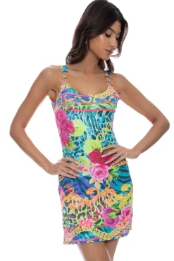 Wild Blooms Mini Dress