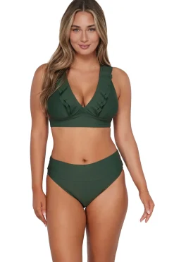 Willa Wireless Bralette Bikini Top (E-H Cup)