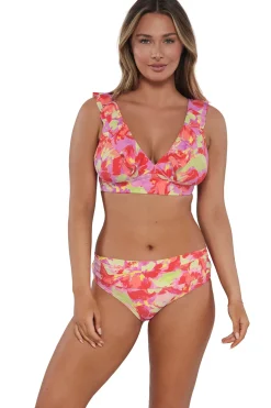 Willa Wireless Bralette Bikini Top (E-H Cup)