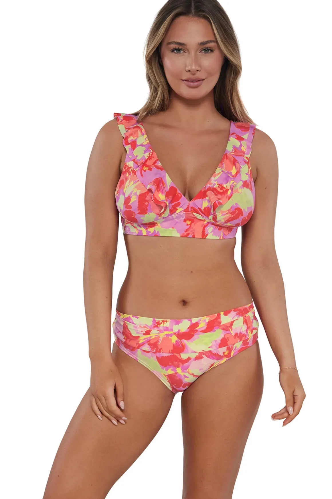 Willa Wireless Bralette Bikini Top (E-H Cup)