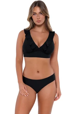 Willa Wireless Bralette Bikini Top (D+ Cup)