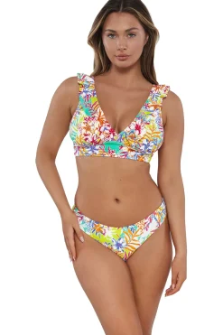 Willa Wireless Bralette Bikini Top (E-H Cup)