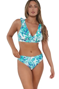 Willa Wireless Bralette Bikini Top (D+ Cup)