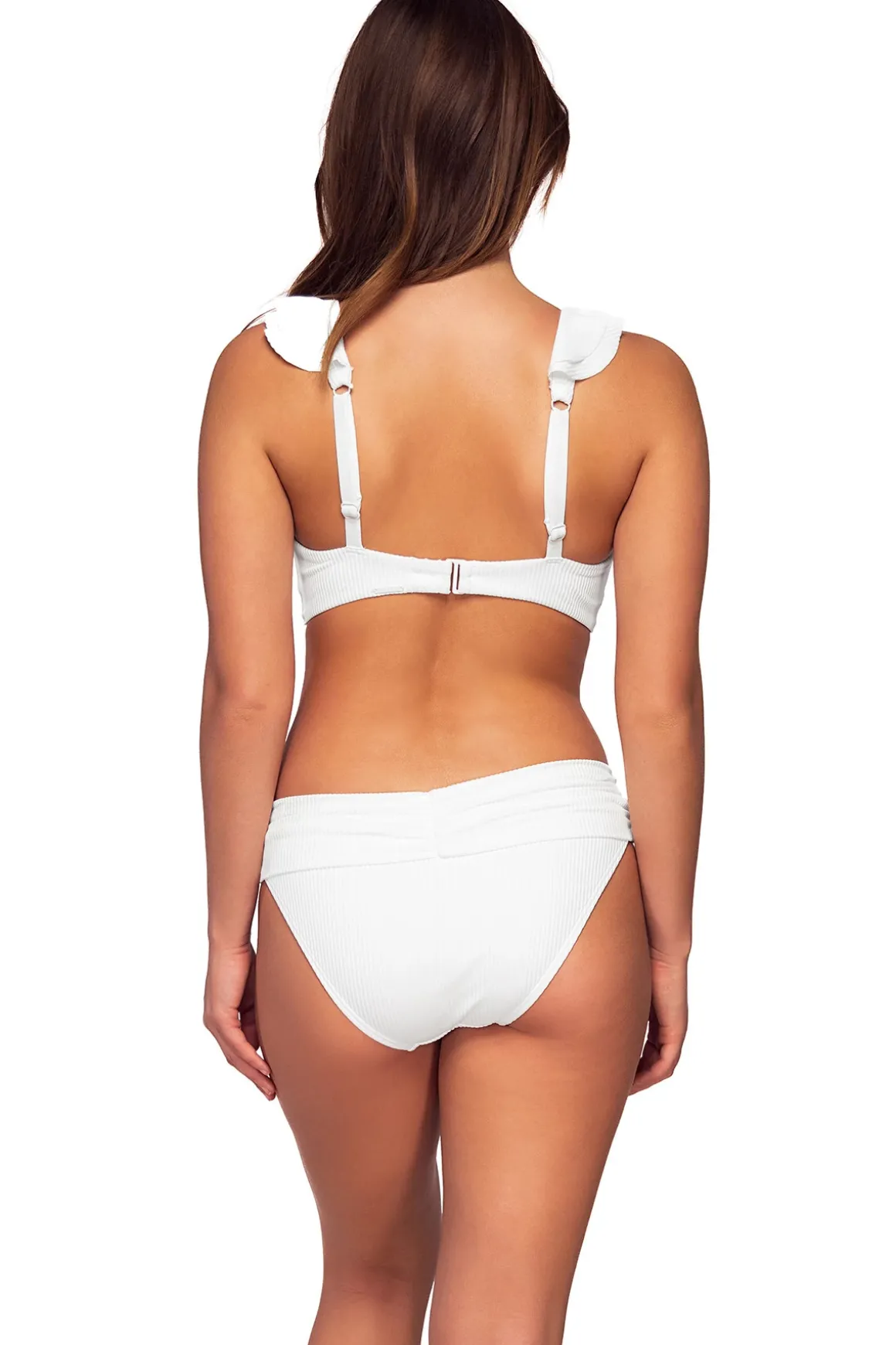 Willa Wireless Bralette Bikini Top (D+ Cup)