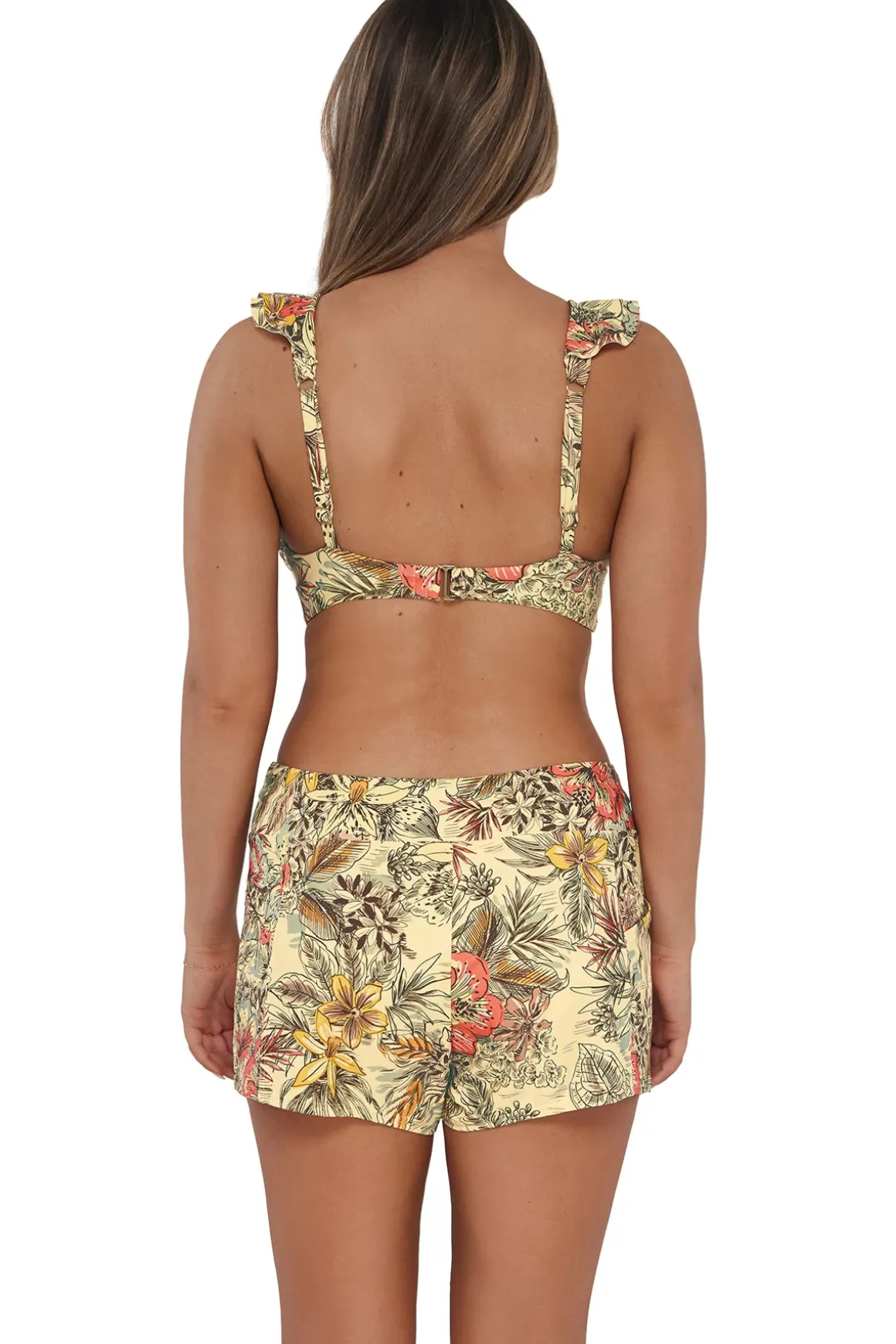 Willa Wireless Bralette Bikini Top (D+ Cup)