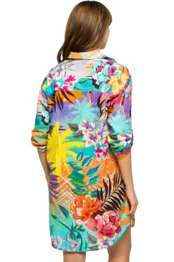 Zeru Long Sleeve Shirt Dress