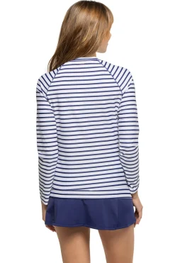 Zipper Long Sleeve Rash Guard