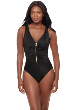 Zipt One Piece Swimsuit