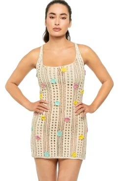 Zoie Crochet Mini Dress